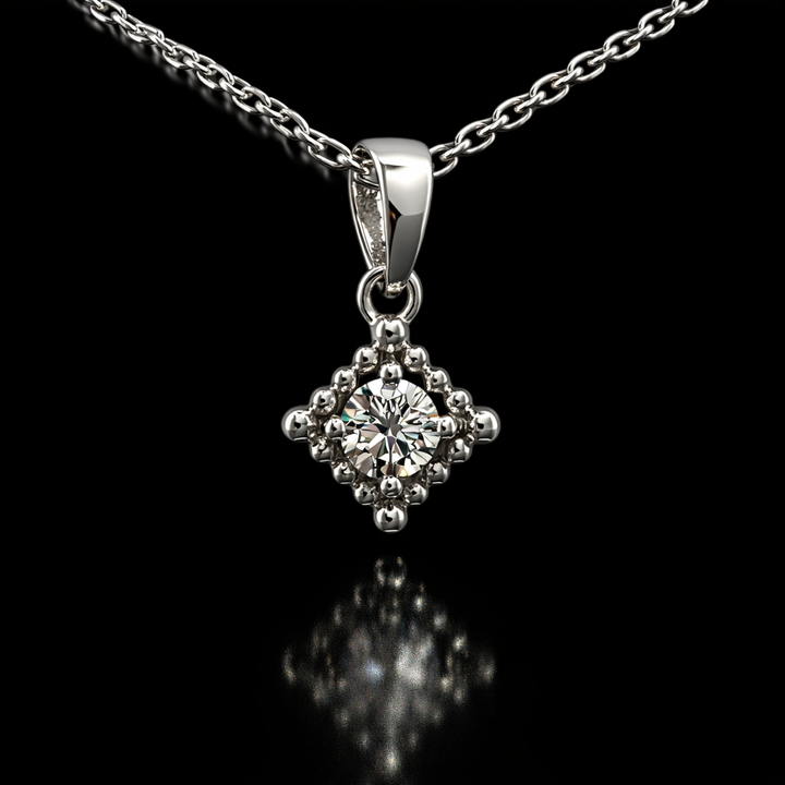 The "Midnight Star" Beaded Pendent