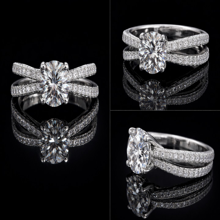 Classic  Solitaire Elegance Ring Made With Pure 925 Silver