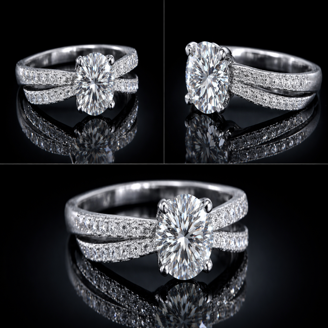 Classic  Solitaire Elegance Ring Made With Pure 925 Silver