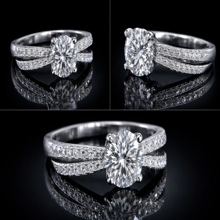 Classic  Solitaire Elegance Ring Made With Pure 925 Silver