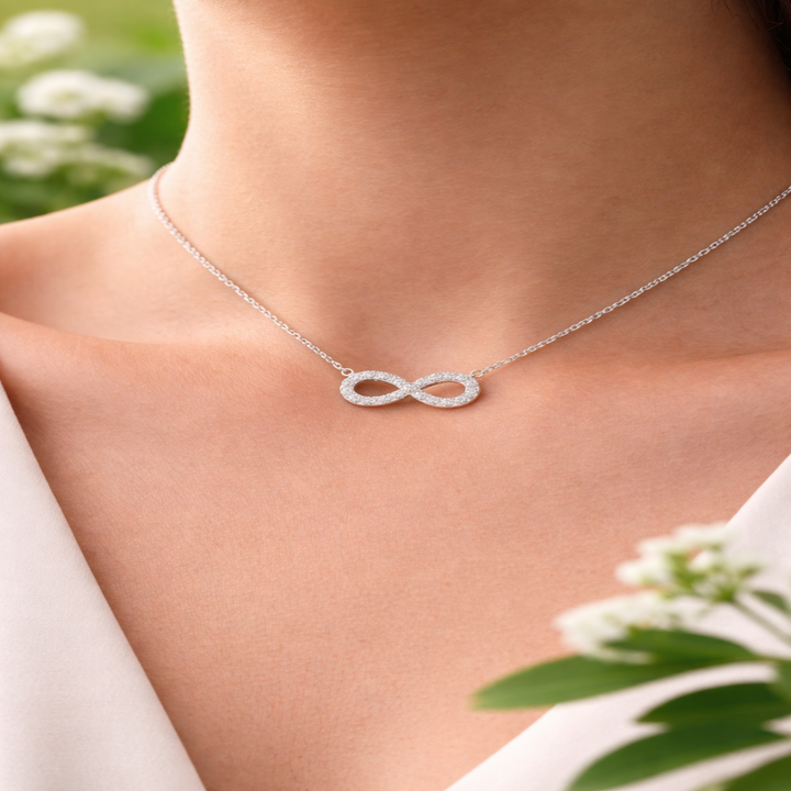 Silver Infinity Heart Pendent Made With Pure 925 Silver