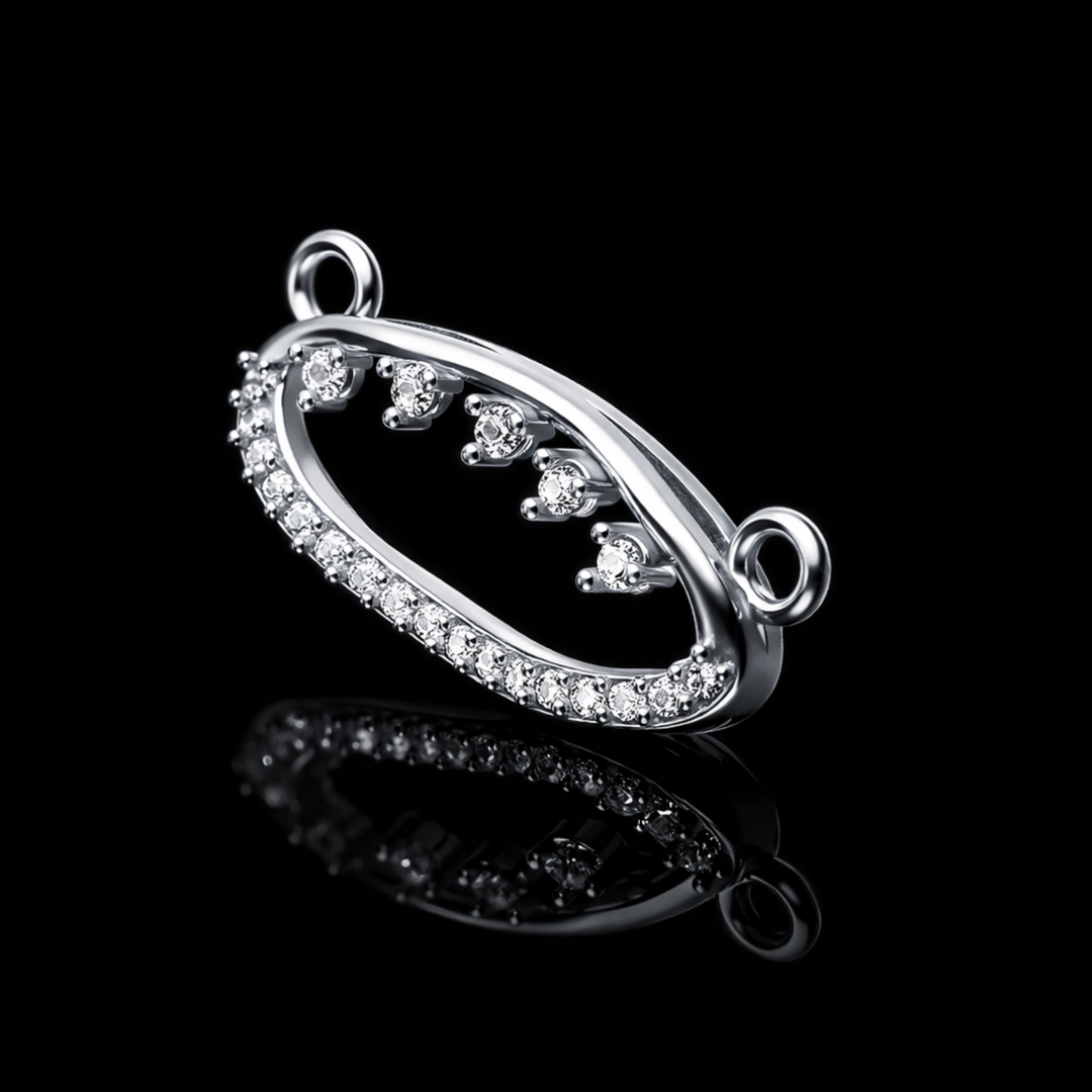 Silver Shimmering Smile Tanmaniya – Contemporary Daily Wear Mangalsutra