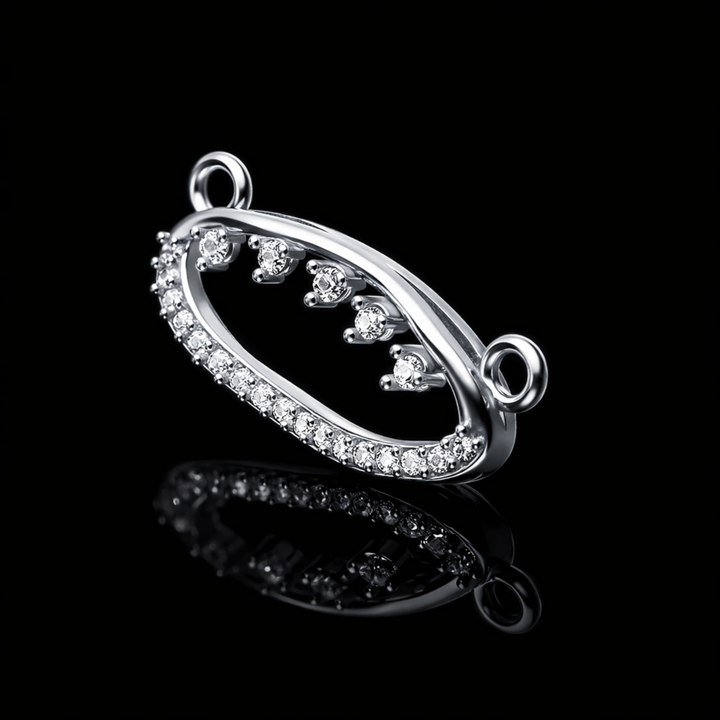 Silver Shimmering Smile Tanmaniya – Contemporary Daily Wear Mangalsutra