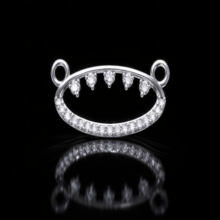 Silver Shimmering Smile Tanmaniya – Contemporary Daily Wear Mangalsutra