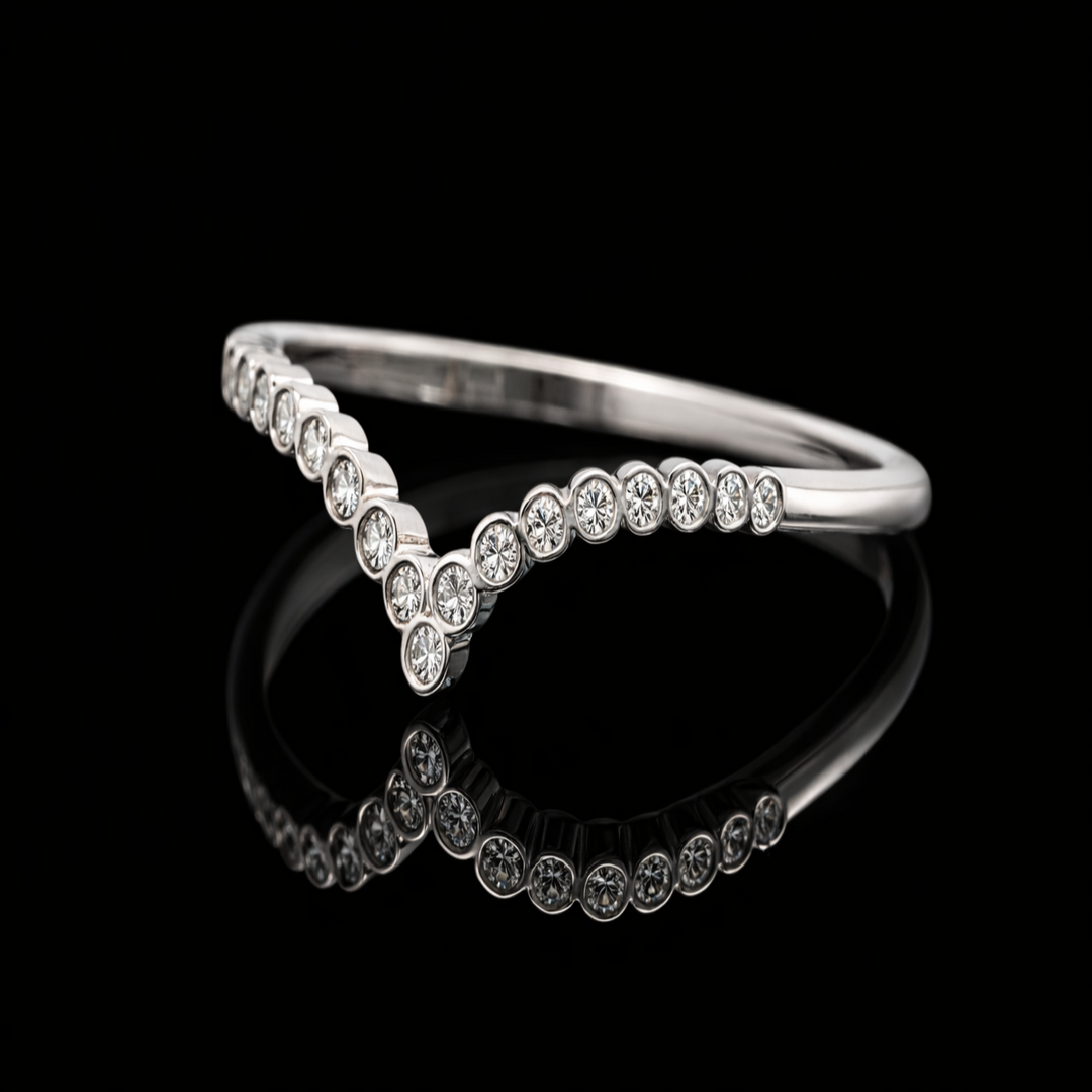 Silver Solid Shine Vanki Ring Made With Pure 925 Silver