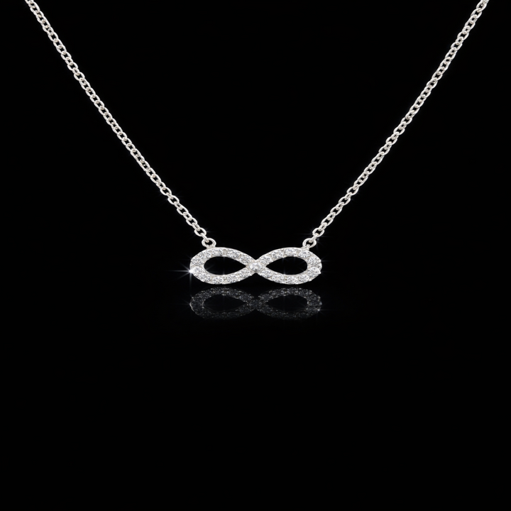 Silver Infinity Heart Pendent Made With Pure 925 Silver